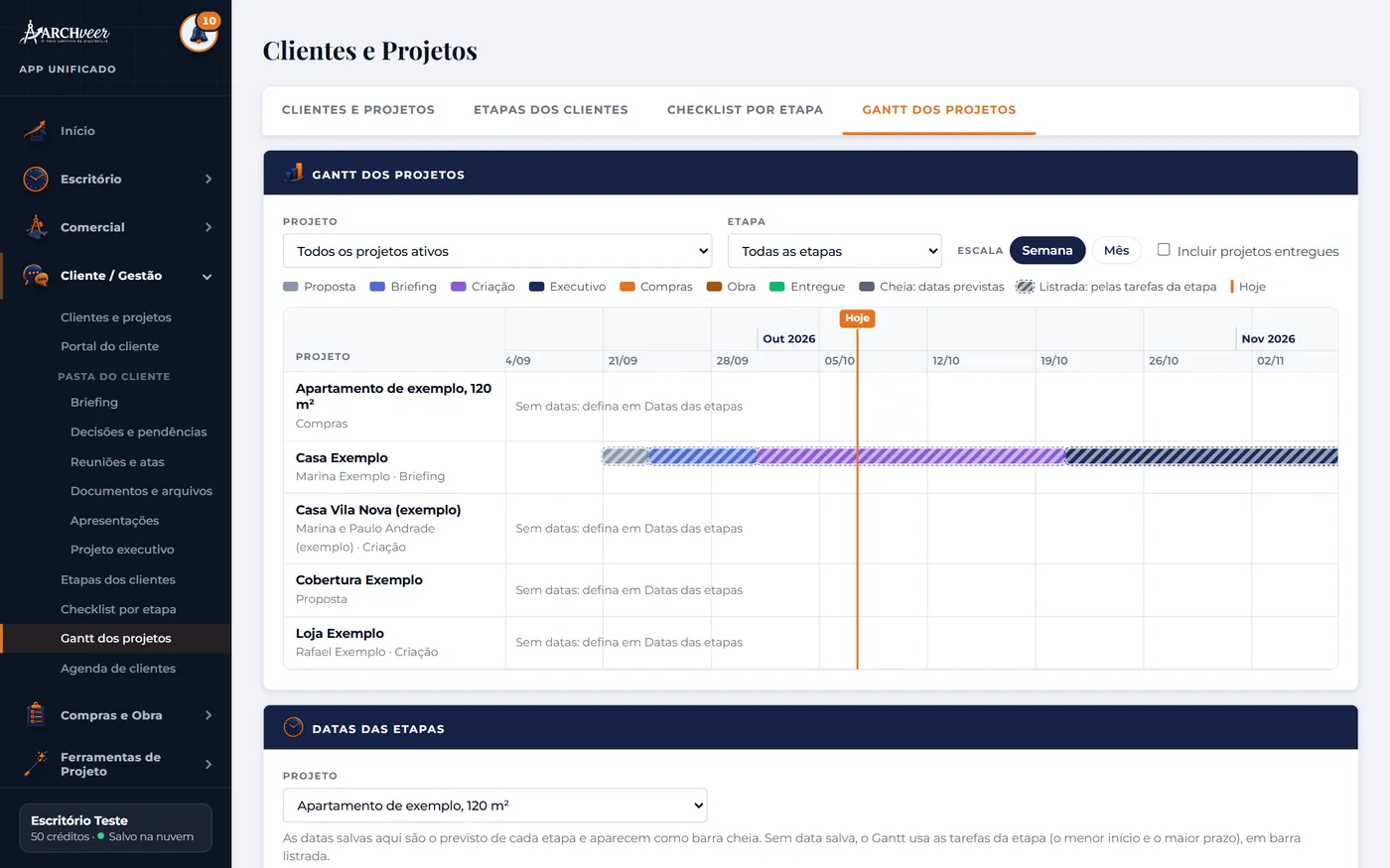 Cronograma Gantt